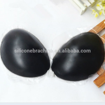 comfortable black silicone bra strapless silicone gel bra.